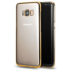 Etui Contour Silicone Transparente Gel pour Samsung Galaxy S8 Or