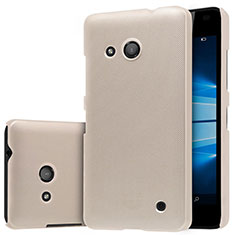 Etui Plastique Rigide Mat M01 pour Microsoft Lumia 550 Or