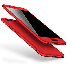 Etui Plastique Rigide Mat M02 pour Huawei P10 Rouge