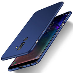 Etui Plastique Rigide Mat M04 pour Samsung Galaxy A6 Plus Bleu
