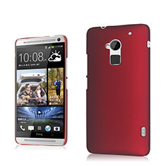 Etui Plastique Rigide Mat pour HTC One Max Rouge