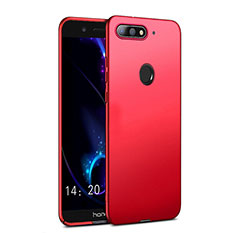 Etui Plastique Rigide Mat pour Huawei Honor Play 7A Rouge
