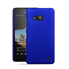 Etui Plastique Rigide Mat pour Microsoft Lumia 550 Bleu