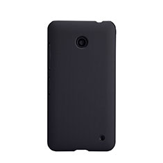 Etui Plastique Rigide Mat pour Nokia Lumia 635 Noir
