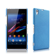 Etui Plastique Rigide Mat pour Sony Xperia Z1 L39h Bleu