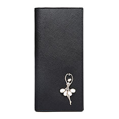 Etui Pochette Cuir Portefeuille Danseuse B01 pour Xiaomi Mi Note Noir