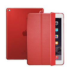 Etui Portefeuille Livre Cuir pour Apple iPad Pro 12.9 Rouge