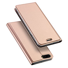 Etui Portefeuille Livre Cuir pour Asus Zenfone 4 ZE554KL Or Rose