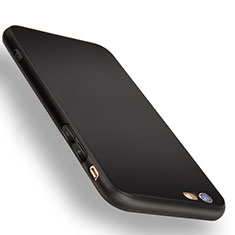 Etui Silicone Gel Souple Couleur Unie pour Apple iPhone 6 Plus Noir