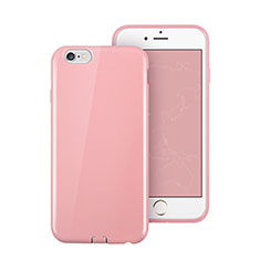 Etui Silicone Gel Souple Couleur Unie pour Apple iPhone 6 Rose