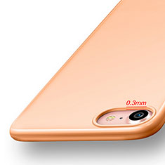 Etui Silicone Gel Souple Couleur Unie pour Apple iPhone 7 Orange