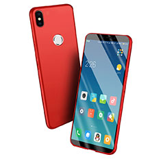 Etui Silicone Gel Souple Couleur Unie pour Xiaomi Mi 6X Rouge