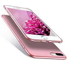 Etui Silicone Souple Couleur Unie Gel pour Apple iPhone 7 Plus Rose