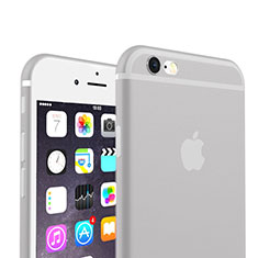 Etui Ultra Fine Mat Silicone Souple Transparente pour Apple iPhone 6S Gris
