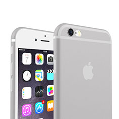 Etui Ultra Fine Mat Silicone Souple Transparente pour Apple iPhone 6S Plus Gris