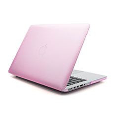 Etui Ultra Fine Plastique Rigide Transparente pour Apple MacBook Air 13 pouces Rose