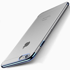 Etui Ultra Fine Plastique Rigide Transparente T01 pour Apple iPhone 6 Bleu