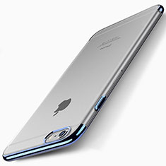 Etui Ultra Fine Plastique Rigide Transparente T01 pour Apple iPhone 6S Plus Bleu