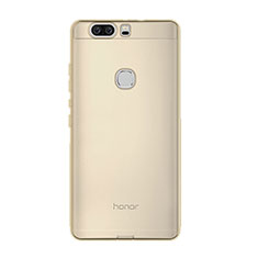 Etui Ultra Fine Silicone Souple Transparente pour Huawei Honor V8 Or