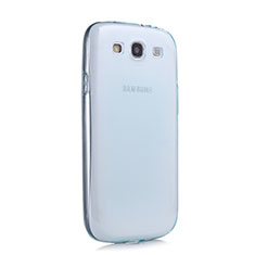 Etui Ultra Fine Silicone Souple Transparente pour Samsung Galaxy S3 4G i9305 Bleu