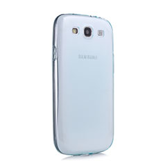 Etui Ultra Fine Silicone Souple Transparente pour Samsung Galaxy S3 III i9305 Neo Bleu
