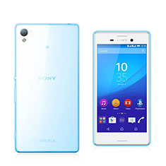 Etui Ultra Fine Silicone Souple Transparente pour Sony Xperia M4 Aqua Bleu