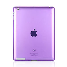 Etui Ultra Fine TPU Souple Transparente pour Apple iPad 2 Violet