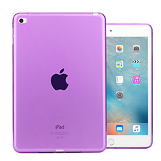 Etui Ultra Fine TPU Souple Transparente pour Apple iPad Mini 4 Violet