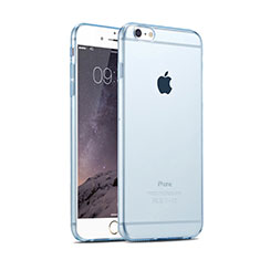 Etui Ultra Fine TPU Souple Transparente pour Apple iPhone 6 Plus Bleu