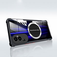 Etui Ultra Fine TPU Souple Transparente T02 pour Oppo Reno10 Pro+ Plus 5G Noir