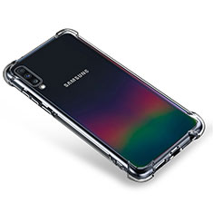 Etui Ultra Fine TPU Souple Transparente T03 pour Samsung Galaxy A70 Clair