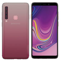 Etui Ultra Fine TPU Souple Transparente T03 pour Samsung Galaxy A9 (2018) A920 Gris