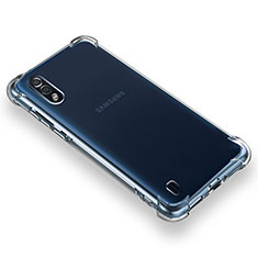 Etui Ultra Fine TPU Souple Transparente T03 pour Samsung Galaxy M01 Clair