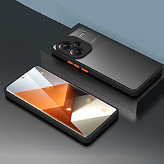 Etui Ultra Fine TPU Souple Transparente T04 pour Xiaomi Redmi Note 13 Pro+ Plus 5G Noir