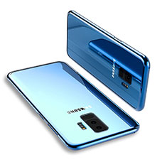 Etui Ultra Fine TPU Souple Transparente T12 pour Samsung Galaxy S9 Plus Bleu