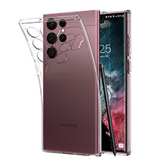 Etui Ultra Fine TPU Souple Transparente T18 pour Samsung Galaxy S21 Ultra 5G Clair