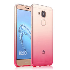 Etui Ultra Fine Transparente Souple Degrade pour Huawei G9 Plus Rose