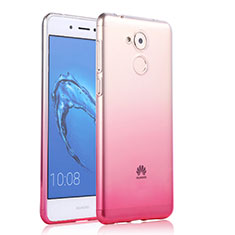 Etui Ultra Fine Transparente Souple Degrade pour Huawei Honor 6C Rose
