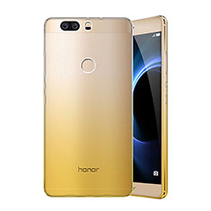 Etui Ultra Fine Transparente Souple Degrade pour Huawei Honor V8 Jaune