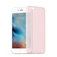 Etui Ultra Slim Mat Silicone Souple Transparente pour Apple iPhone 6S Rose