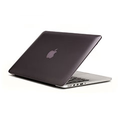 Etui Ultra Slim Plastique Rigide Transparente pour Apple MacBook Pro 13 pouces Gris