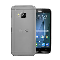 Etui Ultra Slim Plastique Rigide Transparente pour HTC One M9 Gris