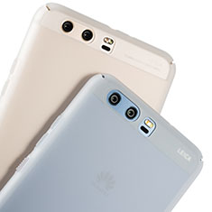 Etui Ultra Slim Plastique Rigide Transparente pour Huawei P10 Blanc