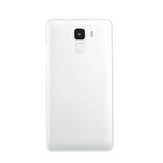 Etui Ultra Slim Silicone Souple Transparente pour Huawei Honor 7 Blanc