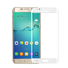 Film Protecteur d'Ecran Verre Trempe Integrale pour Samsung Galaxy S6 Edge+ Plus SM-G928F Blanc