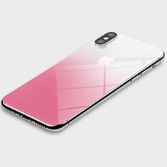 Film Protection Protecteur Arriere Degrade pour Apple iPhone Xs Rose