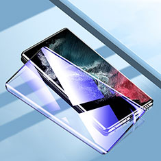 Film Protection Protecteur d'Ecran Verre Trempe Integrale Anti-Lumiere Bleue pour Samsung Galaxy S23 Ultra 5G Noir