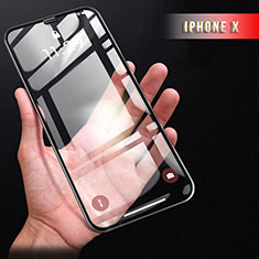 Film Protection Protecteur d'Ecran Verre Trempe Integrale F22 pour Apple iPhone Xs Noir