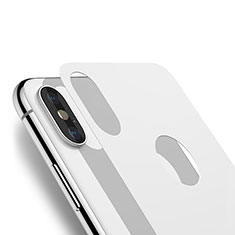 Film Protection Verre Trempe Arriere Protecteur d'Ecran B03 pour Apple iPhone Xs Blanc
