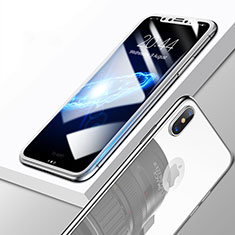 Film Protection Verre Trempe Protecteur d'Ecran Avant et Arriere T01 pour Apple iPhone Xs Max Blanc